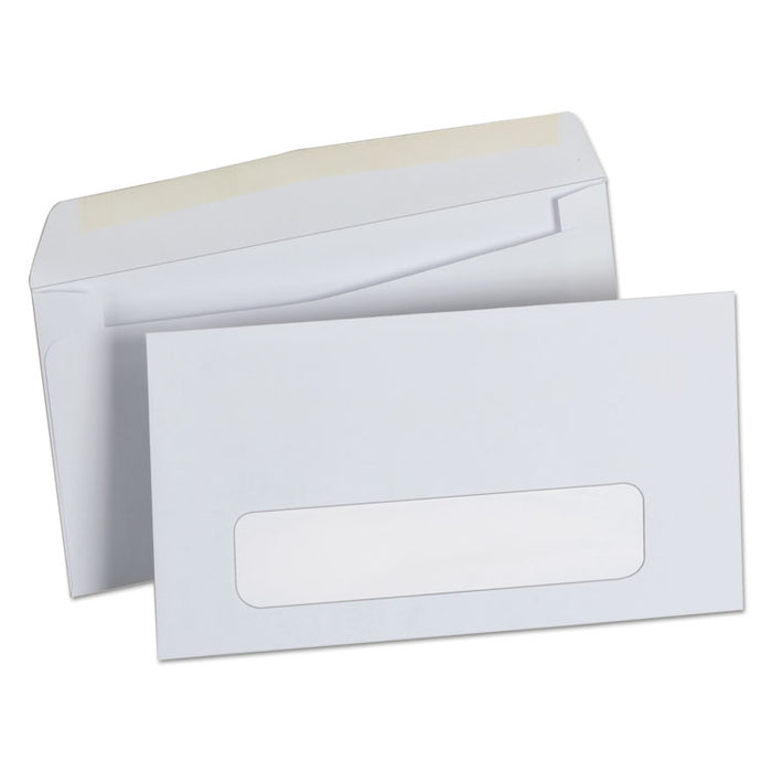 Business Envelope, #6 3/4, Square Flap, Gummed Closure, 3.63 x 6.5, White, 500/Box