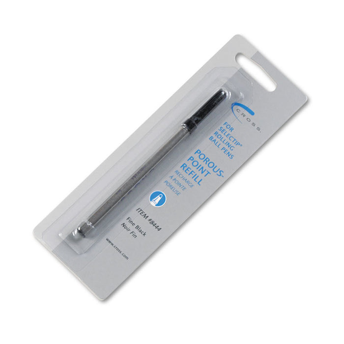 Refill for Cross Selectip Porous Point Pens, Fine Bullet Tip, Black Ink