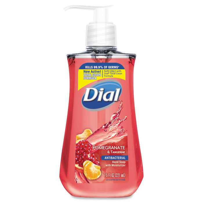 Antibacterial Liquid Soap, Pomegranate and Tangerine, 7.5 oz Pump Bottle, 12/Carton