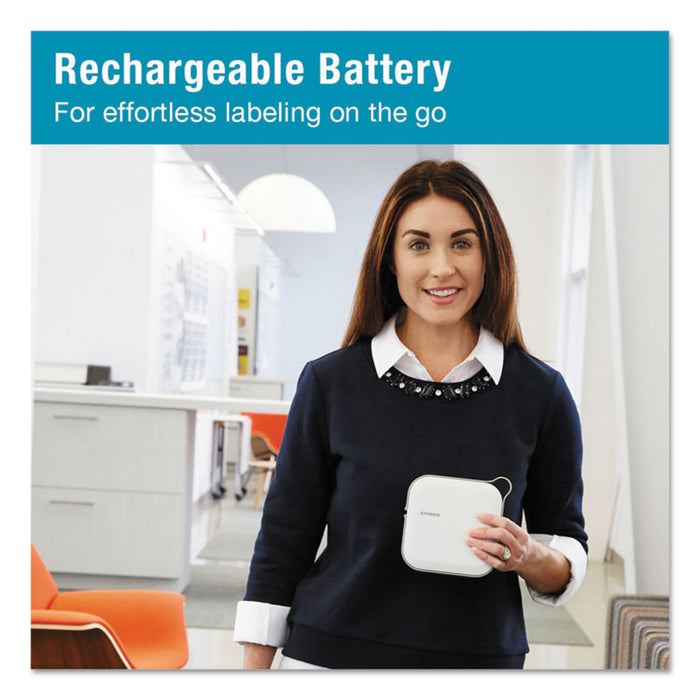 MobileLabeler Bluetooth Label Maker, 4 Lines, 8 3/10w x 4 4/5d x 8 1/10h