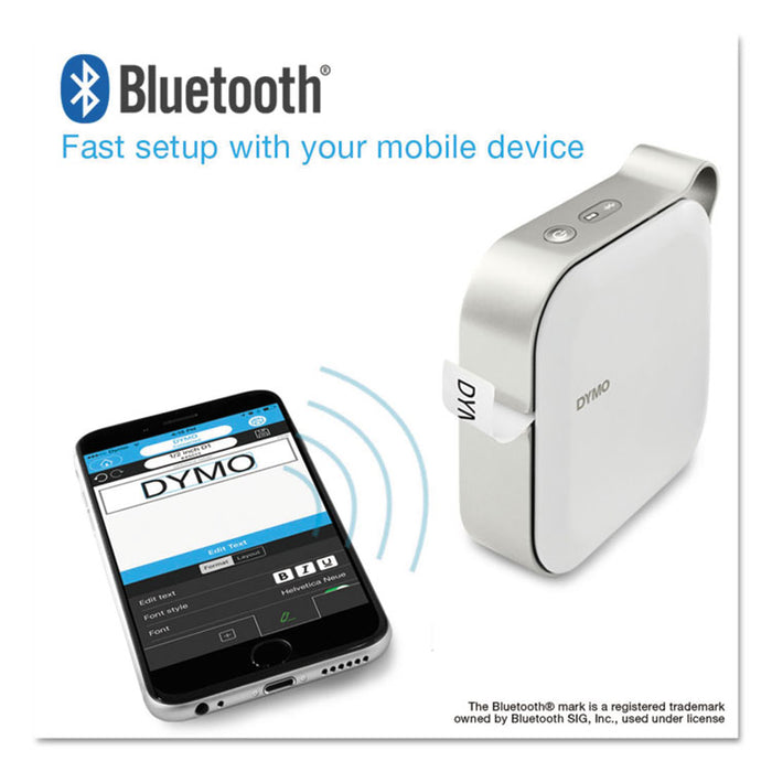 MobileLabeler Bluetooth Label Maker, 4 Lines, 8 3/10w x 4 4/5d x 8 1/10h