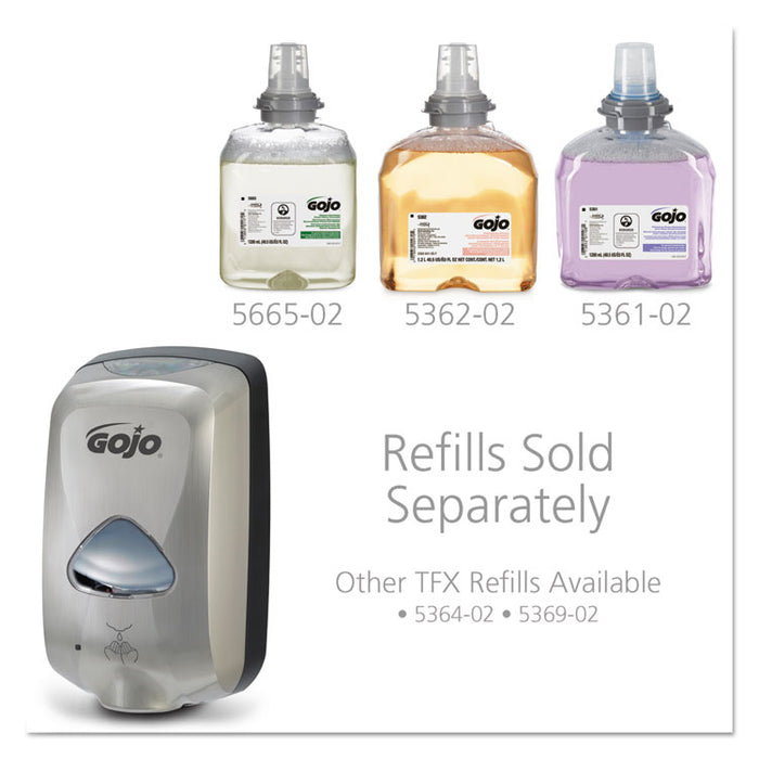 TFX Touch Free Dispenser, 1200 mL, 6" x 4" x 10.5", Brushed Metallic