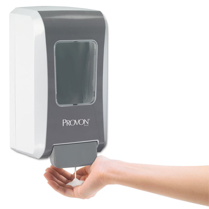 FMX-20 Soap Dispenser, 2000 mL, 6.5" x 4.7" x 11.7", Gray/White