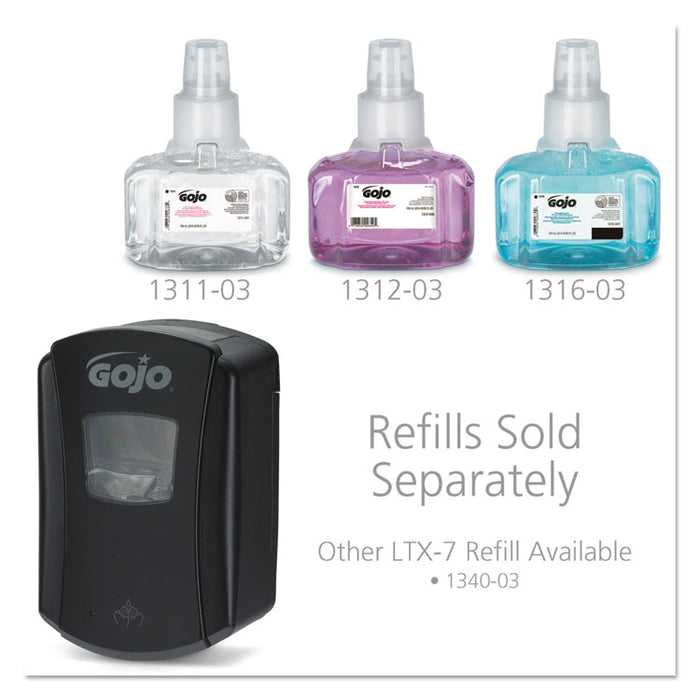 LTX-7 Dispenser, 700 mL, 5.75" x 4" x 8.5", Black