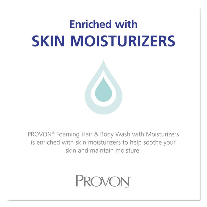 Foaming Hair & Body Wash w/Moisturizers, Cucumber Melon, 1250mL