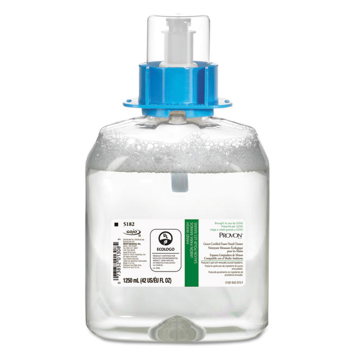 Green Certified Foam Hand Cleaner,1250 mL Refill, 3/Carton