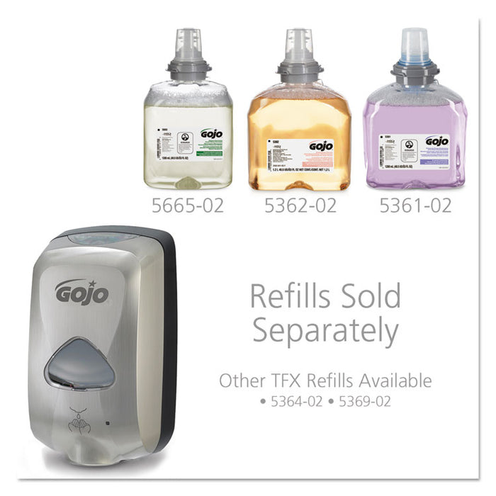 TFX Touch-Free Soap Dispenser, 1200 mL, 6.4" x 4.3" x 10.5", Nickel