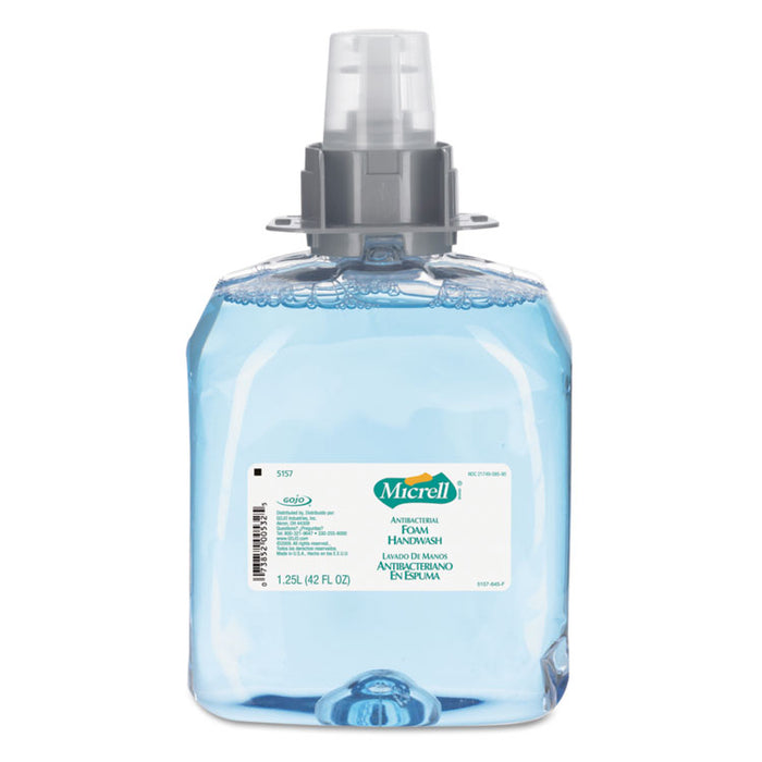 Antibacterial Foam Handwash, Floral Scent, 1250 mL Refill. 3/Carton