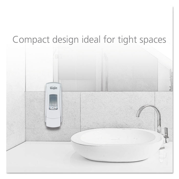 ADX-7 Dispenser, 700 mL, 3.7" x 3.5" x 9.7", White