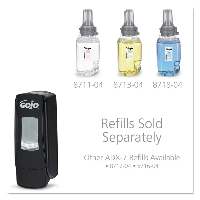 ADX-7 Dispenser, 700 mL, 9.8" x 3.94" x 3.7", Black
