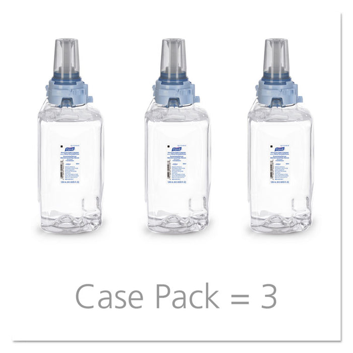 Green Certified Advanced Refreshing Foam Hand Sanitizer, For ADX-12, 1,200 mL, Fragrance-Free, 3/Carton