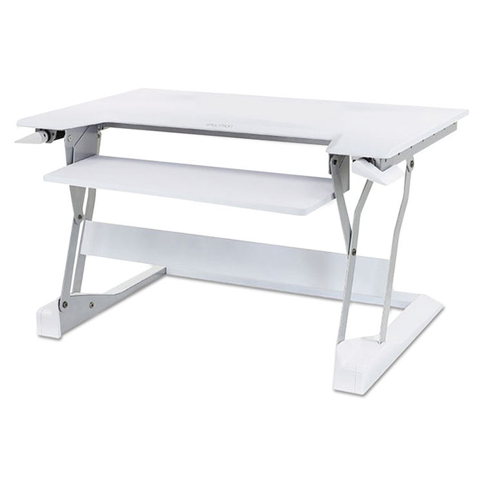 WorkFit-T Desktop Sit-Stand Workstation, 35w x 22d x 20h, White