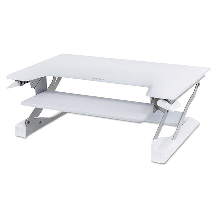 WorkFit-T Desktop Sit-Stand Workstation, 35w x 22d x 20h, White