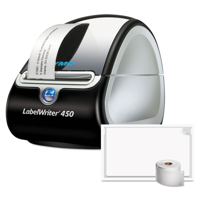 LabelWriter 450 Turbo Label Printer Bundle, Includes 2 Rolls Poly Shipping Label