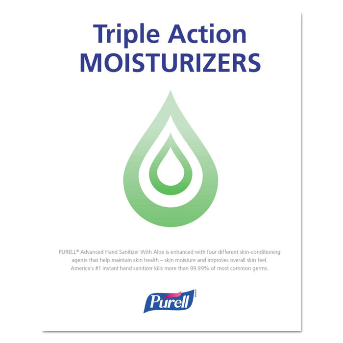 Advanced Hand Sanitizer Soothing Gel TFX Refill, 1200 mL, 4/Carton