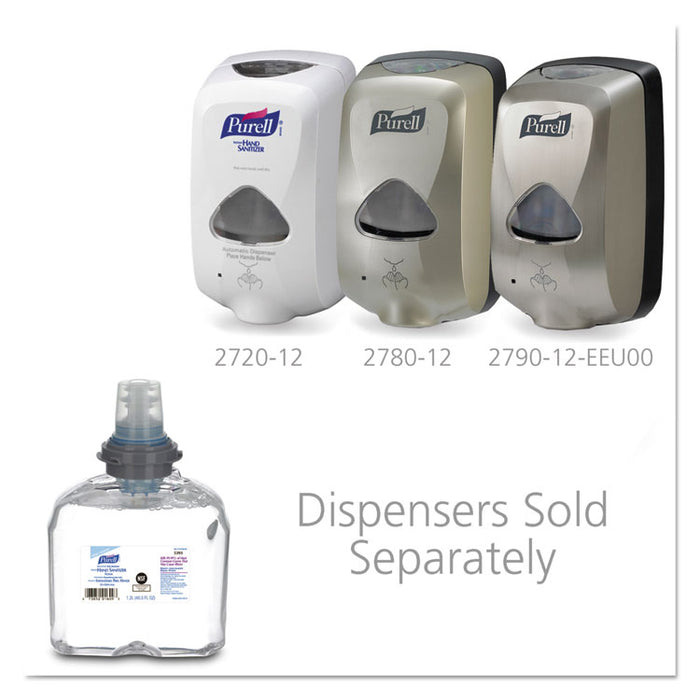Advanced E-3 Rated Foam Hand Sanitizer, 1,200 mL Refill, Fragrance-Free, 2/Carton