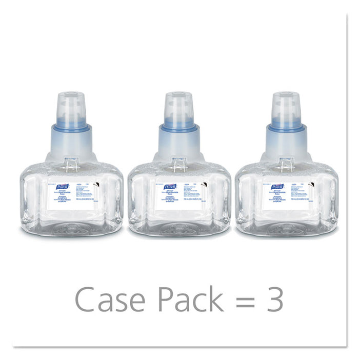 Advanced Hand Sanitizer Foam, LTX-7, 700 ml Refill, 3/Carton