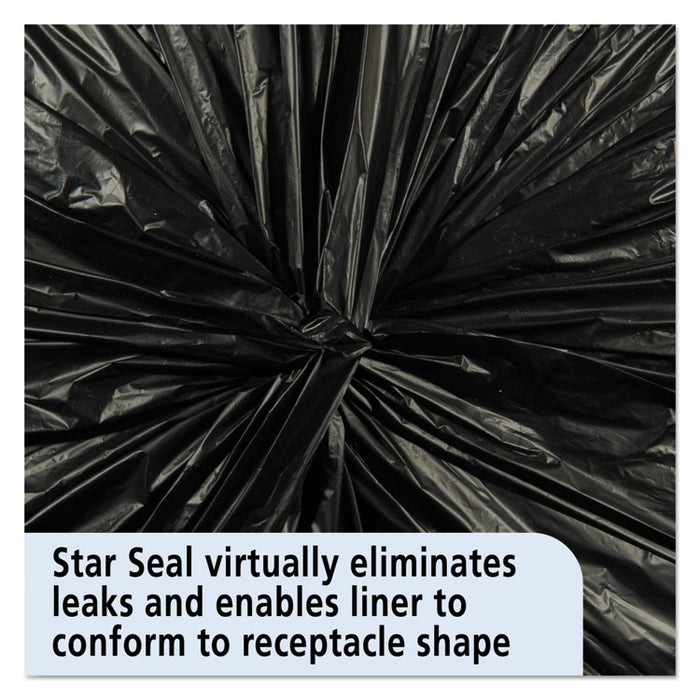 Insect-Repellent Trash Bags, 33 gal, 1.3 mil, 33" x 40", Black, 10/Box