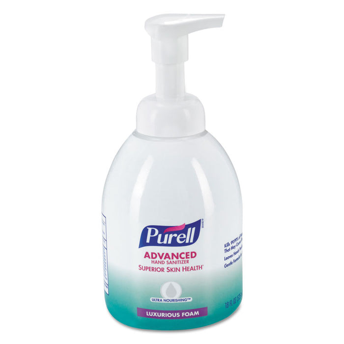 Advanced Hand Sanitizer ULTRA NOURISHING Luxurious Foam, 18 oz, Frag/Free, 4/Ct