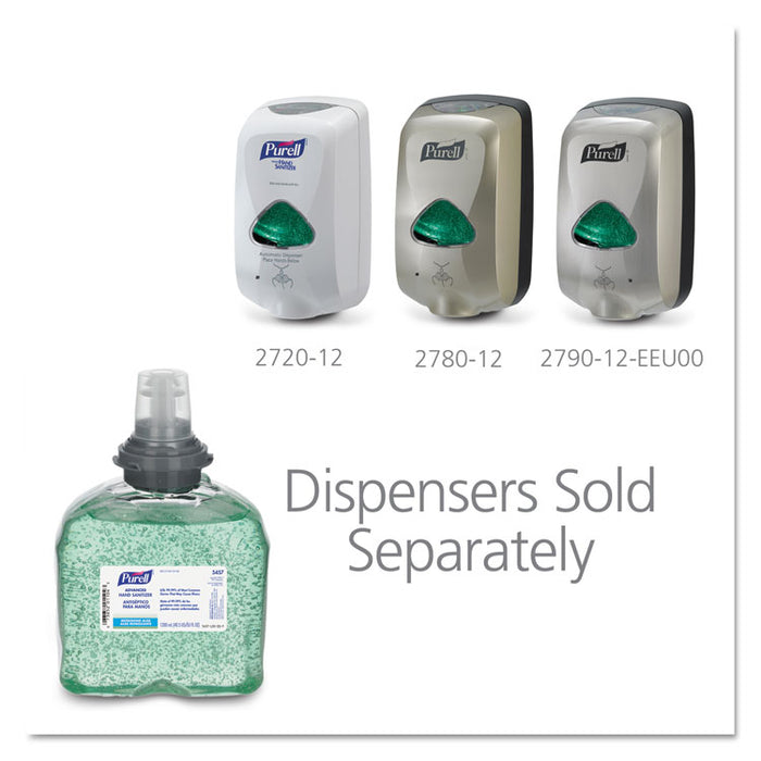 Advanced Hand Sanitizer Soothing Gel TFX Refill, 1200 mL, 4/Carton