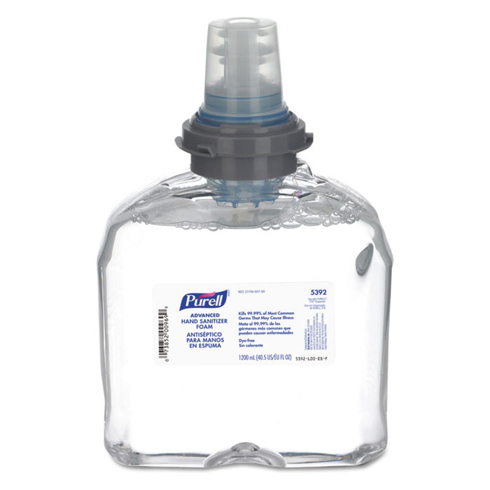Advanced TFX Foam Instant Hand Sanitizer Refill, 1200 mL, White