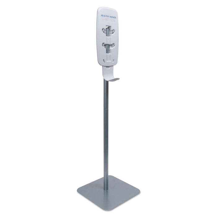 LTX or TFX Touch-Free Dispenser Floor Stand, Silver, 23 3/4 x 16 3/5 x 5 29/100