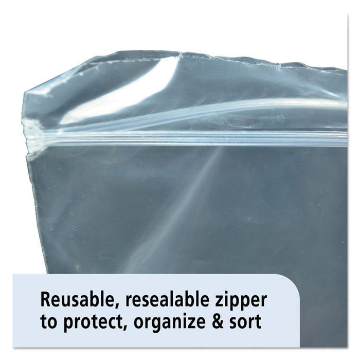 Seal Closure Bags, 2 mil, 8" x 8", Clear, 1,000/Carton