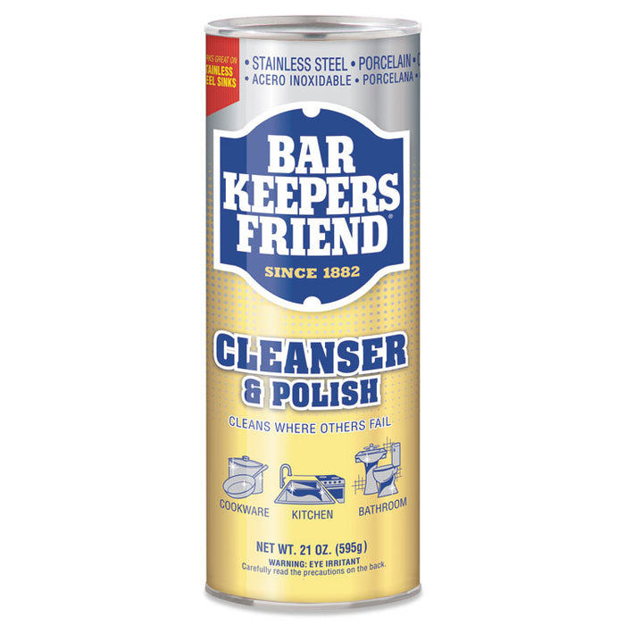 Powdered Cleanser and Polish, 21 oz Can, 12/Carton