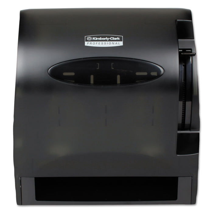 Lev-R-Matic Roll Towel Dispenser, 13.3 x 9.8 x 13.5, Smoke
