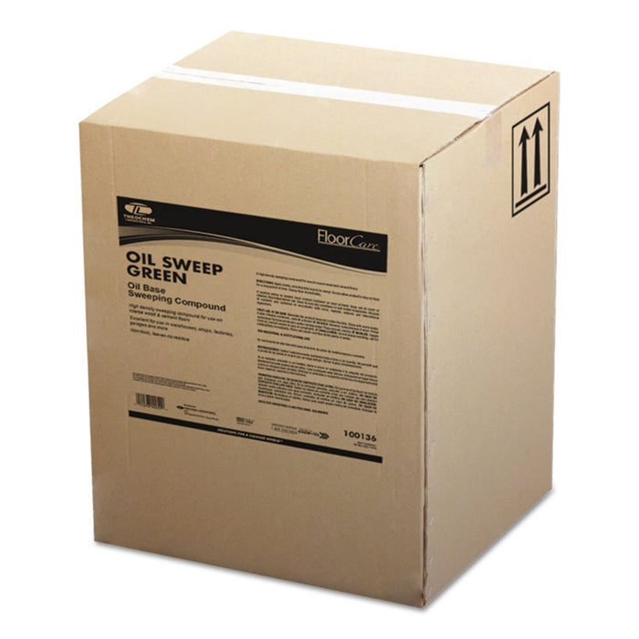 Oil-Based Sweeping Compound, Grit-Free, 100lbs, Box
