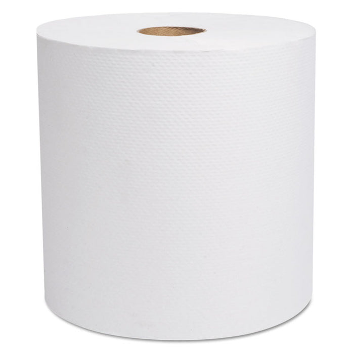 Select Hardwound Roll Towels, 7.88" x 800 ft, White, 6/Carton