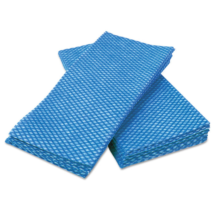 Tuff-Job Foodservice Towels, 12 x 24, Blue/White, 200/Carton
