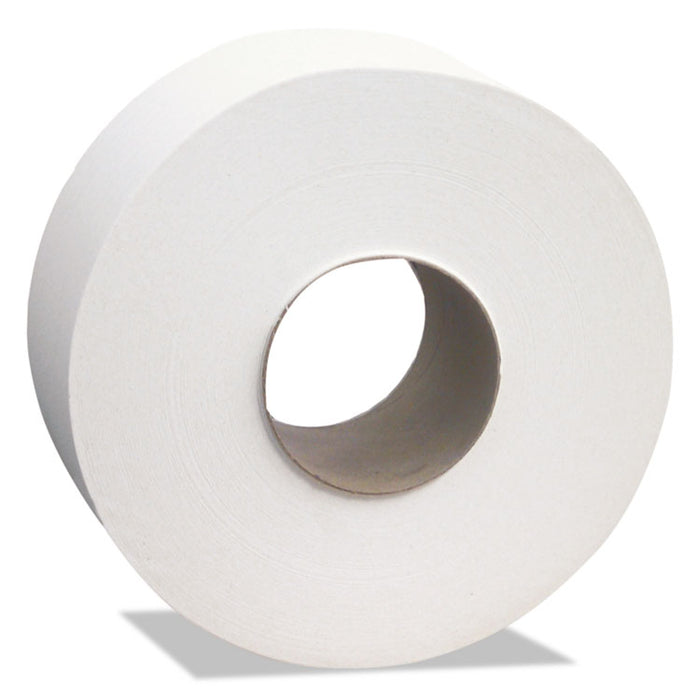 Select Jumbo Bath Tissue, Septic Safe, 2-Ply, White, 3.45" x 1,000 ft, 12 Rolls/Carton