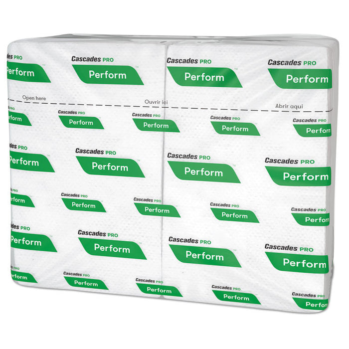 Perform Interfold Napkins, 1-Ply, 6 1/2 x 4 1/4, White, 376/PK, 6016/Carton