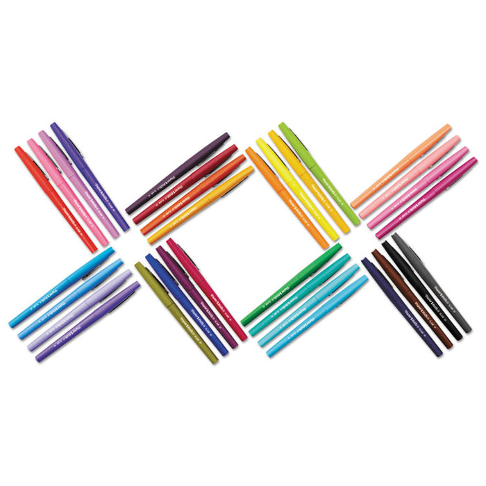 Flair Candy Pop Stick Porous Point Pen, 0.7mm, Assorted Ink/Barrel, 36/Pack