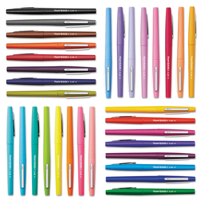 Flair Candy Pop Stick Porous Point Pen, 0.7mm, Assorted Ink/Barrel, 36/Pack