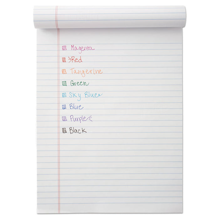 Flair Candy Pop Stick Porous Point Pen, 0.4mm, Assorted Ink, Gray Barrel, 36/Pack