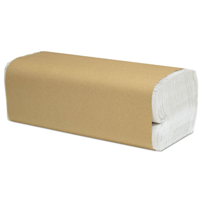 Select Folded Paper Towels, C-Fold, White, 10 x 13, 200/Pack, 12/Carton