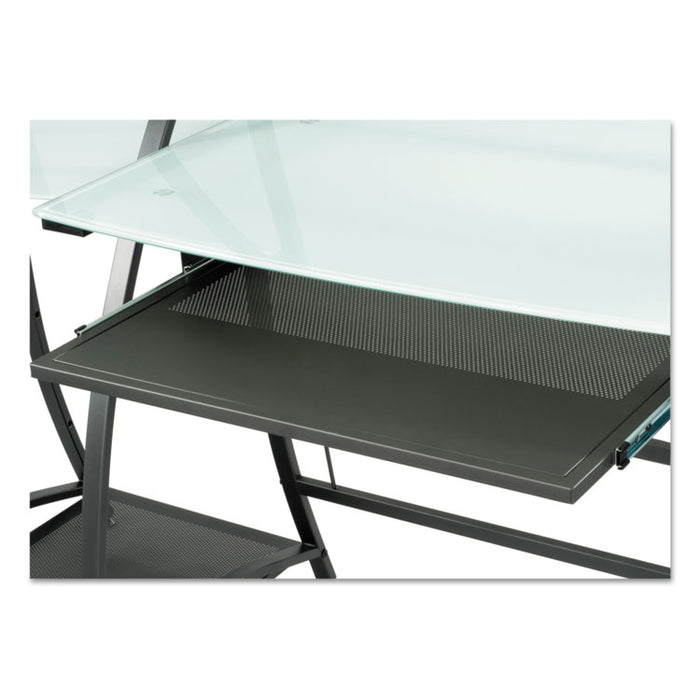 Xpressions Keyboard Tray, Steel, 23.5w x 15.25d, Black