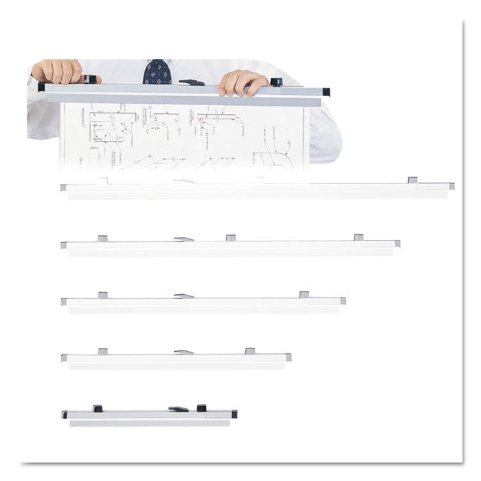 Sheet File Hanging Clamps, 100 Sheets Per Clamp, 19.75w, 6/Carton