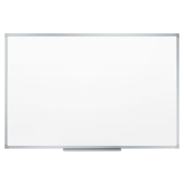 Dry-Erase Board, Melamine Surface, 72 x 48, Silver Aluminum Frame