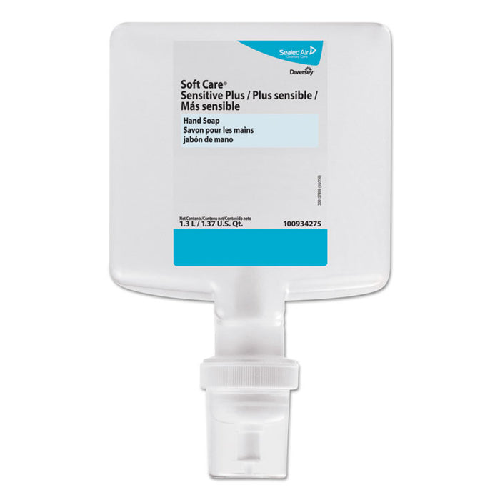 Soft Care Sensitive Plus Hand Soap, 1.3 L Cartridge, 6/Carton