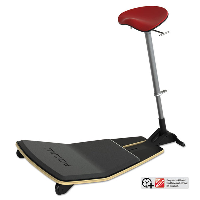 Locus Learning Seat by Focal Upright, Red/Red, Black Base