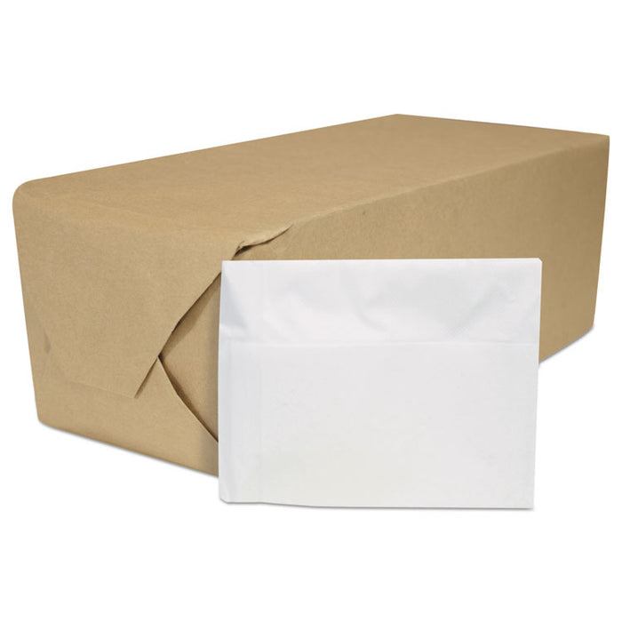 Select Full Fold Dispenser Napkins, 1-Ply, 5x6 1/2, White,500/Pack, 6000/Carton