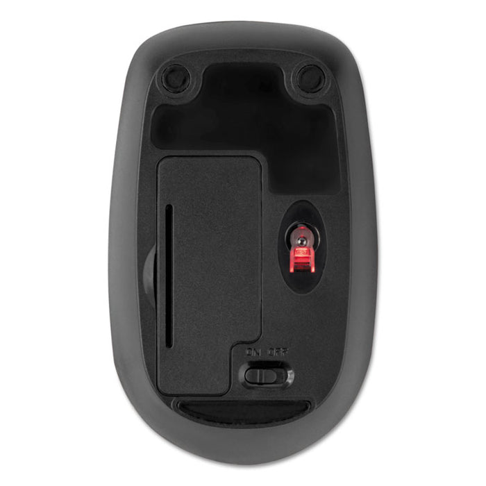Pro Fit Wireless Mobile Mouse, 2.4 GHz Frequency/30 ft Wireless Range, Left/Right Hand Use, Black