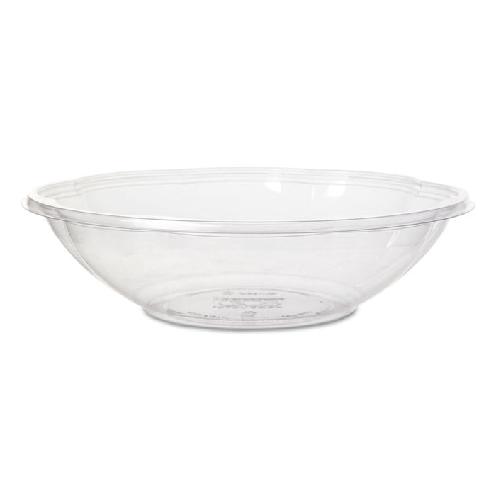 Salad Bowls with Lids, Clear, 64 oz, 9.5" Dia, 150/Carton