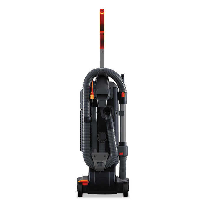 HushTone Vacuum Cleaner with Intellibelt, 13" Cleaning Path, Gray/Orange
