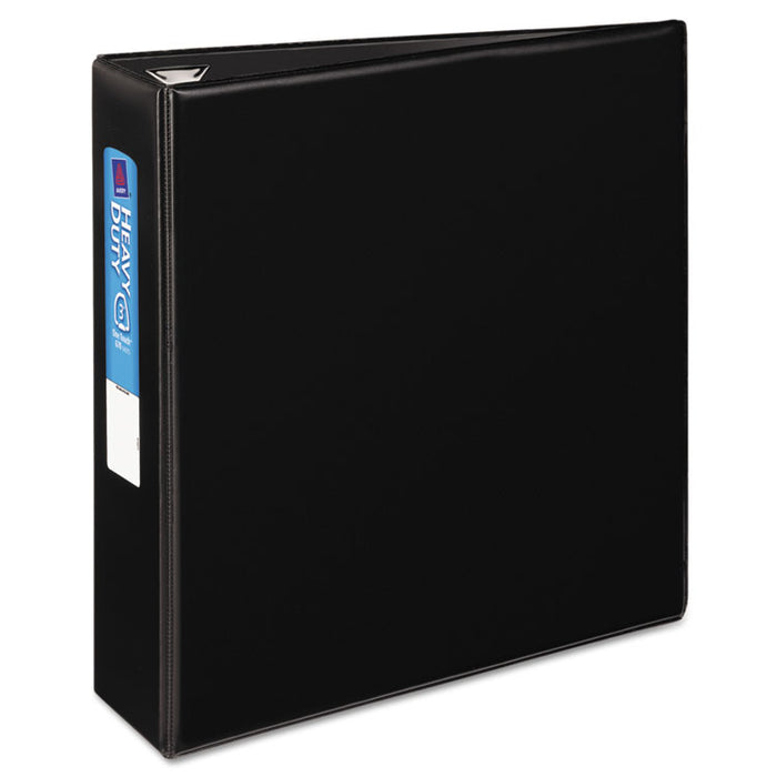 Heavy-Duty Non-View Binder with DuraHinge and Locking One Touch EZD Rings, 3 Rings, 3" Capacity, 11 x 8.5, Black