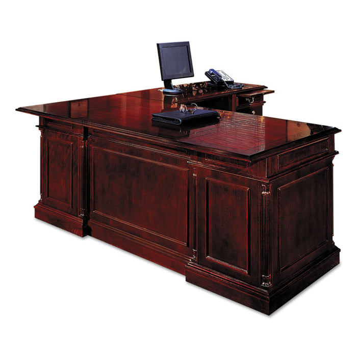 Keswick Collection Left Pedestal Desk, 72w x 36d x 30h, Cherry