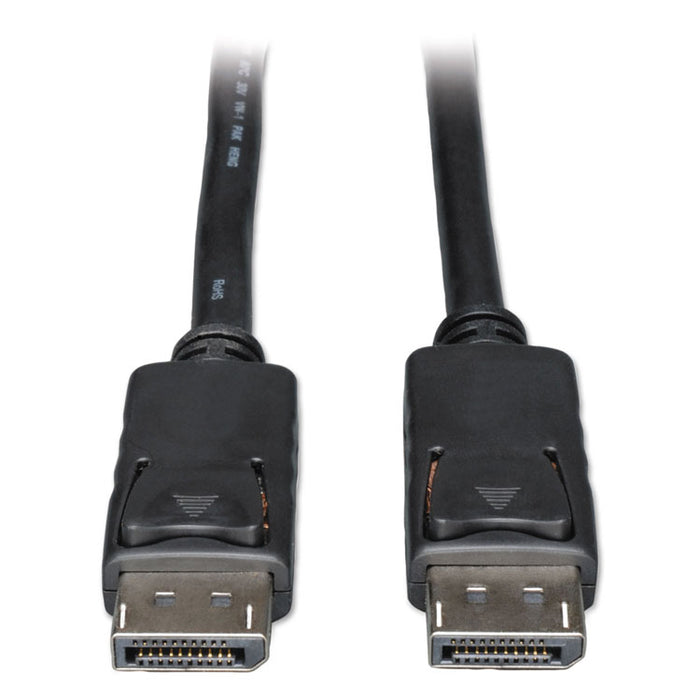 DisplayPort Cable with Latches (M/M), 4K x 2K 3840 x 2160 @ 60Hz, 6 ft.